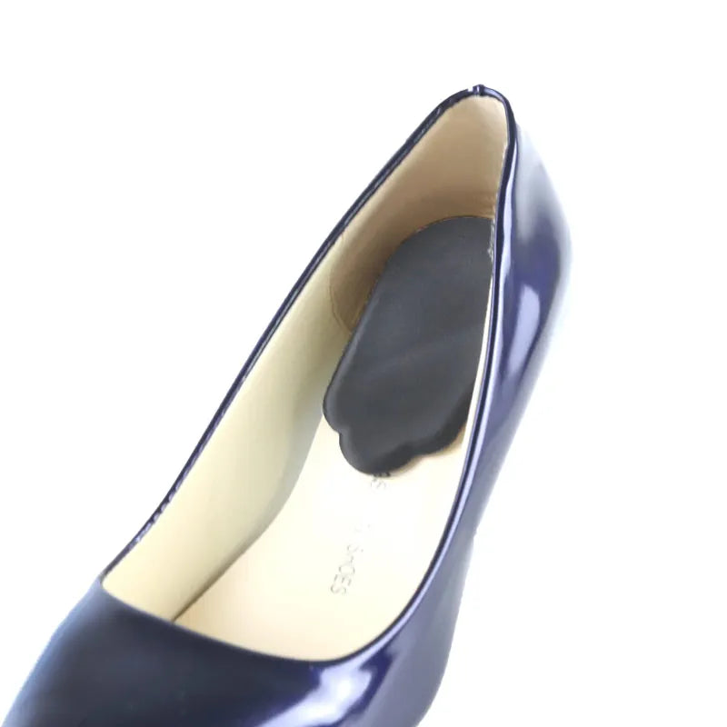 Orthopedic Gel Heel Pad for O/X Leg Silicone Suede Half Insole with Adhesive Medial Lateral Heel Insert Sports & Comfort Insoles