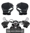 Winter Motorcycle Scooter Electric Bicycle Gloves Handlebar Gloves Thick Windproof Waterproof Warm Hand Protector Handlebar Muff