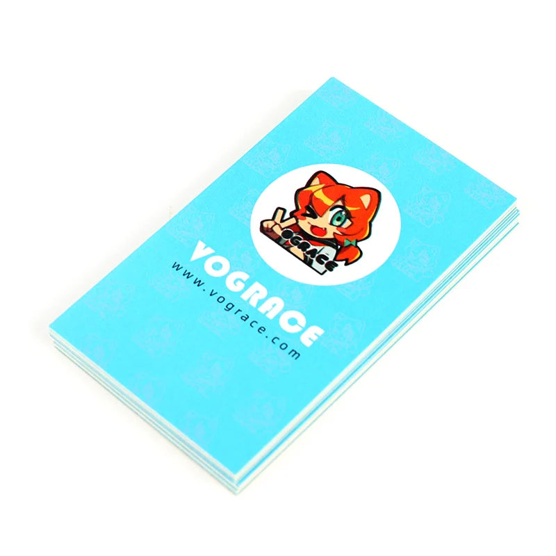 VOGRACE Custom OEM Cartoon Anime Business Card Printing Paper Business Cards With Your Own Design