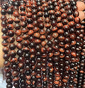 Hot Sale Natural 8mm Red Tiger Eye Gemstone Beads Loose Round Beads for Jewelry Making