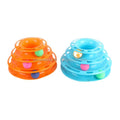 New Hot-Selling Wholesales Durable Rubber Interactive Cat Toys Balls Three Layers Puzzle Plastic Trackball for Playing