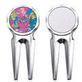 Personalized Golf Ball Marker Blank Sublimation Metal Golf Divot Tool