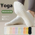 Glue-dot Knitted Crew Yoga Pilates Fitness Dance Sports Socks with Anti-Slip Grip for Women Thin Summer Wholesale