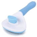 Automatic Stainless Steel & Plastic Pet Hair Removal Comb for Dog Grooming-Eco-Friendly Deshedding Tool
