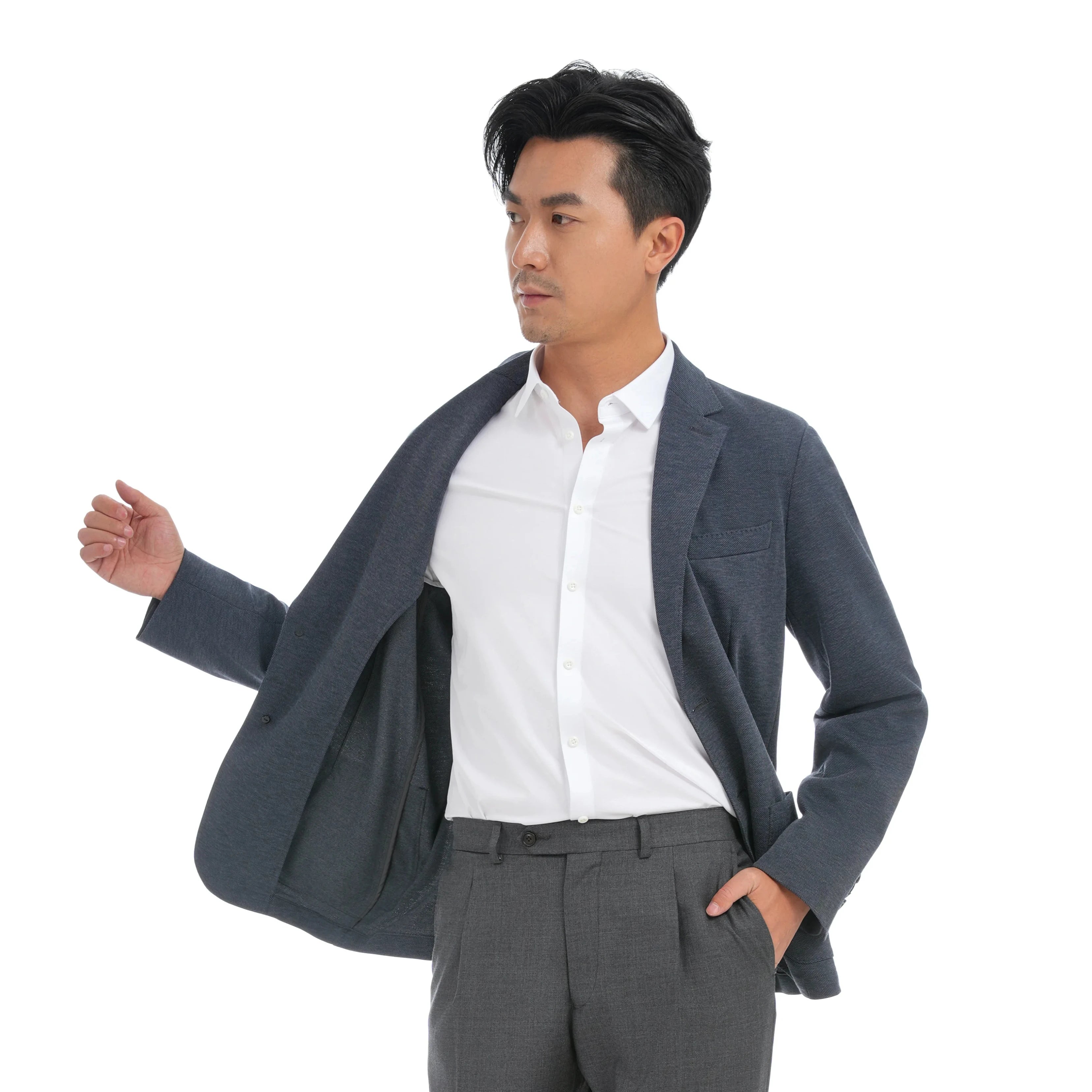 2023 Bosha MTM blazer Suit Men's Custom Suits & Blazer Single-Basted Breathable Coats Made-by-Measure