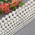 Classical Round Natural Shell Pearls Natural Freshwater Cultured Pearl for DIY Sweater Necklace