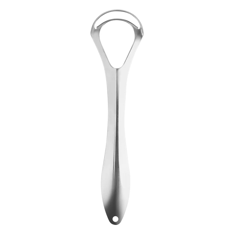 Custom Logo Portable Stainless Steel Tongue Cleaner Eco-Friendly Product with Eco-Friendly Tongue Scraper Tongue Cleaning Tool