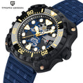 PAGANI DESIGN PD-YN009 New Automatic Mechanical Watches 20 Bar Waterproof Business Wrist Watches Sports Sapphire Glass Men Clock