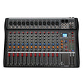 Depusheng DX12 Professional Mixer Console USB MP3 Input 48V Phantom Power DJ Sound 12-Channel Studio Audio Mixer
