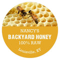 Custom Printing Matte Adhesive Honey Bottle Jar Sticker Labels