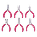 Tools Mini Style High Carbon Steel Jewelry Pliers Six-piece Set Diy Hand Tools