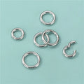 Wholesale 13mm 16mm 18mm Round Clasp 925 Sterling Silver Deployment Clasp for Necklaces Bracelet Jewelry Making