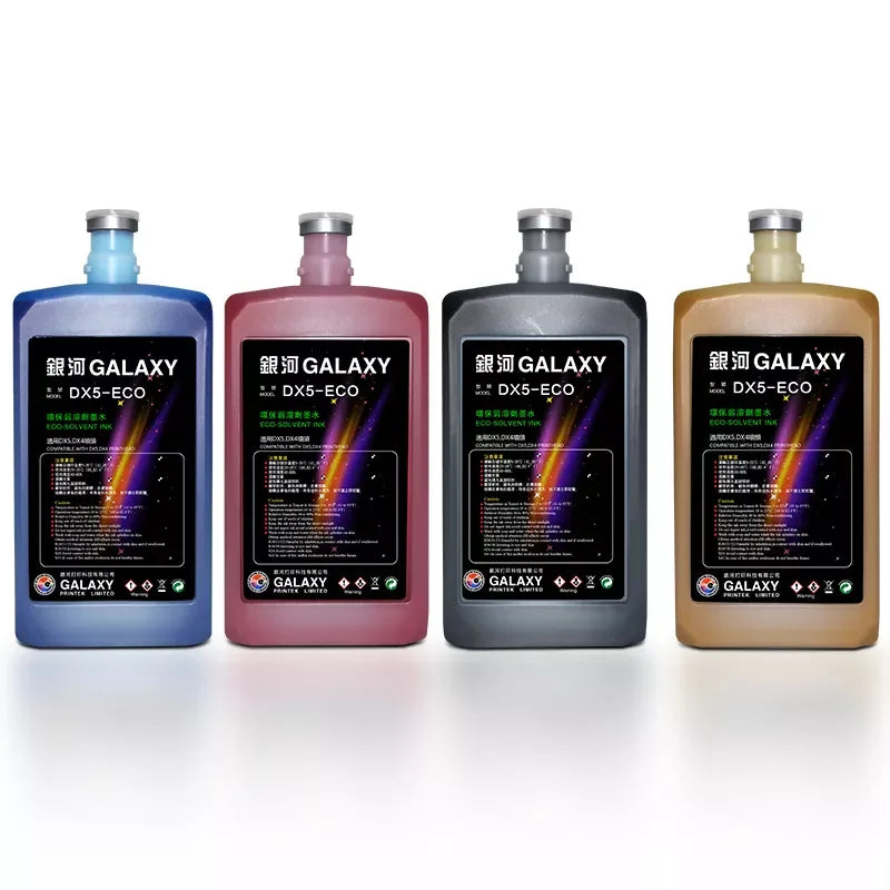 Galaxy Eco Solvent Ink for Epson DX4/DX5/DX7/XP600/i3200 for Eco Solvent Printer Ink MegaBDM