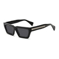 2025 Retro Square Sunglasses High-End Pin Insert Leak Plate Small Frame Trendy Glasses Custom Logo