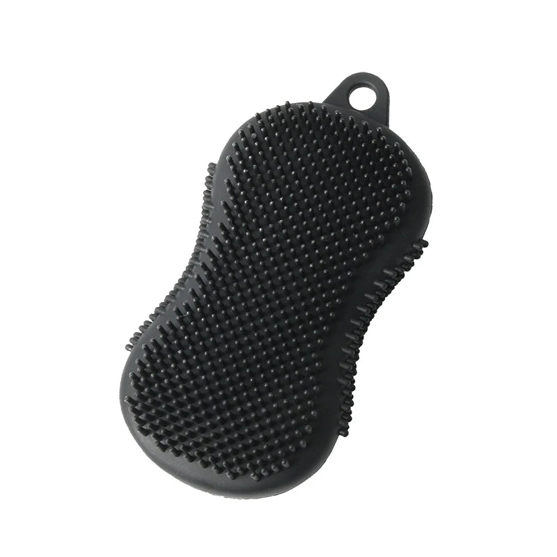 Silicon Bath Brush Soft Shampoo Hair Brush Silicone Hair Scalp Massager Shampoo Brush