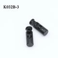 Factory Drawstring Cord Lock Plastic Double Holes Toggle Stopper for Garment Bag Shoe Accessories
