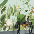 3d Nordic Tv Background Wallpaper Southeast Asia Green Plant Wallpaper Living Dining Room Sofa Bedroom Celebrity Wall Covering