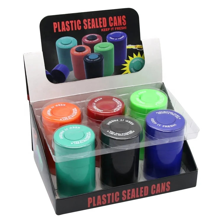 Custom PP Plastic Sealed Cans 65x102mm 70g Keep Tobacco Fresh Flexible Multifunction Storage Jar for Smoking Accessories