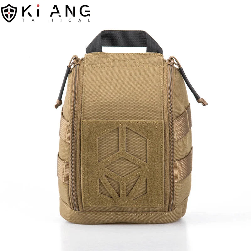 KIANG New 1000D Cordura Tactical Trauma Cell Phone Pouch Medical Belt Bag Emergency First Aid Bag Tactical