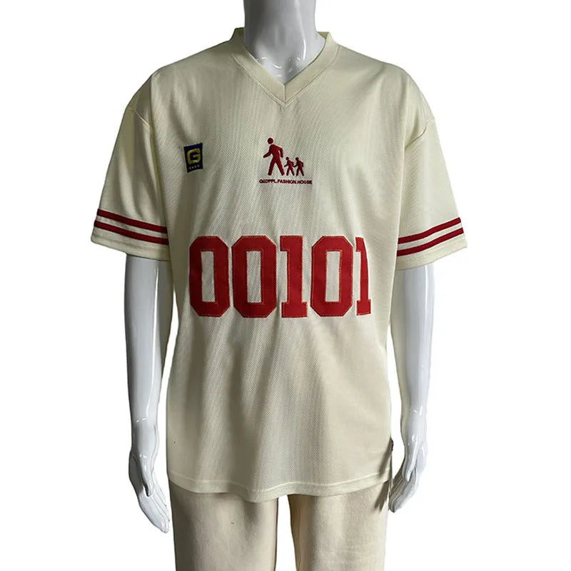Custom Classic Original Sports Football Teams Jersey t Shirt Mock and V Neck Tee Football T-shirt