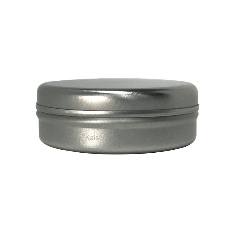 Small Tin Box with Round Shape Accept Custom Printing Food Grade Tin Can with Lid for Packing Cream Solid Cologne