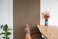 KASARO Light Oak MDF Slat Panels Wooden Slats Sound Absorbing Wall Panel Slat 3d Acoustic Wall Panels for Store