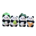 13cm Panda Plush Keychains Toys Stuffed Animal Toy Backpack Pendant  Plush Panda Keychain Cute Plush Key Chain Claw Machine Doll