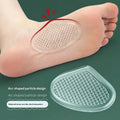 Melenlt GEL Foot Arch Pad Flat Foot Soft Anti Wear Heel Stick Self Adhesive Cushion Shock Absorbing Massage Granules