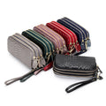 Fashion Wholesale Three Zipper Crocodile Pattern Wristlet Clutch Bag Purse