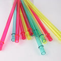 High Transparent Extra Long Straight Reusable PETG Drinking Straw Bar Accessories Tumbler Cup Eco-friendly Hard Plastic Lfgb/