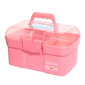 Home Usage Plastic Multipurpose Organizer and Storage Case Box for Nail Art Tools