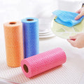 Disposable Dish Cloth Tear Away Design Cleaning Efficient Reduce Waste Conveniently Reusable Versatile Use Countertops Bathrooms