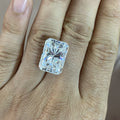 Moissanite Loose 3 Carats 7*9mm VVS White D Radiant Cut Moissanite Diamond White Moissanite Gemstones