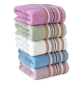 Stylish 100% Cotton Striped Design Soft Cheap Bath Towel