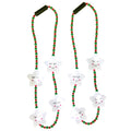 OEM Customized Summer Mardi Gras Flashing Starfish LED Bead Necklace