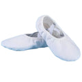 High Quality Canvas Female Ballet Flats Soft Sole Dance Exercise Shoes for Adults and Girls with Leather Sole