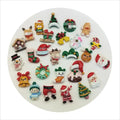 Cute Cartoon Christmas Series Flat Back Resin Charms  Cabochons Scrapbooking DIY Jewelry Crafts Decoration Accessories