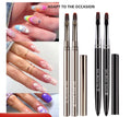 Nail Gel Tip Extension Acrylic Art Brush Gel Spatula Pen Nail Tools Uv Gel Brush