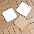 MDFSUB Modern Eco-Friendly Custom Sublimation Coasters 90x90mm Square 4mm Thick Wooden MDF Protective Film