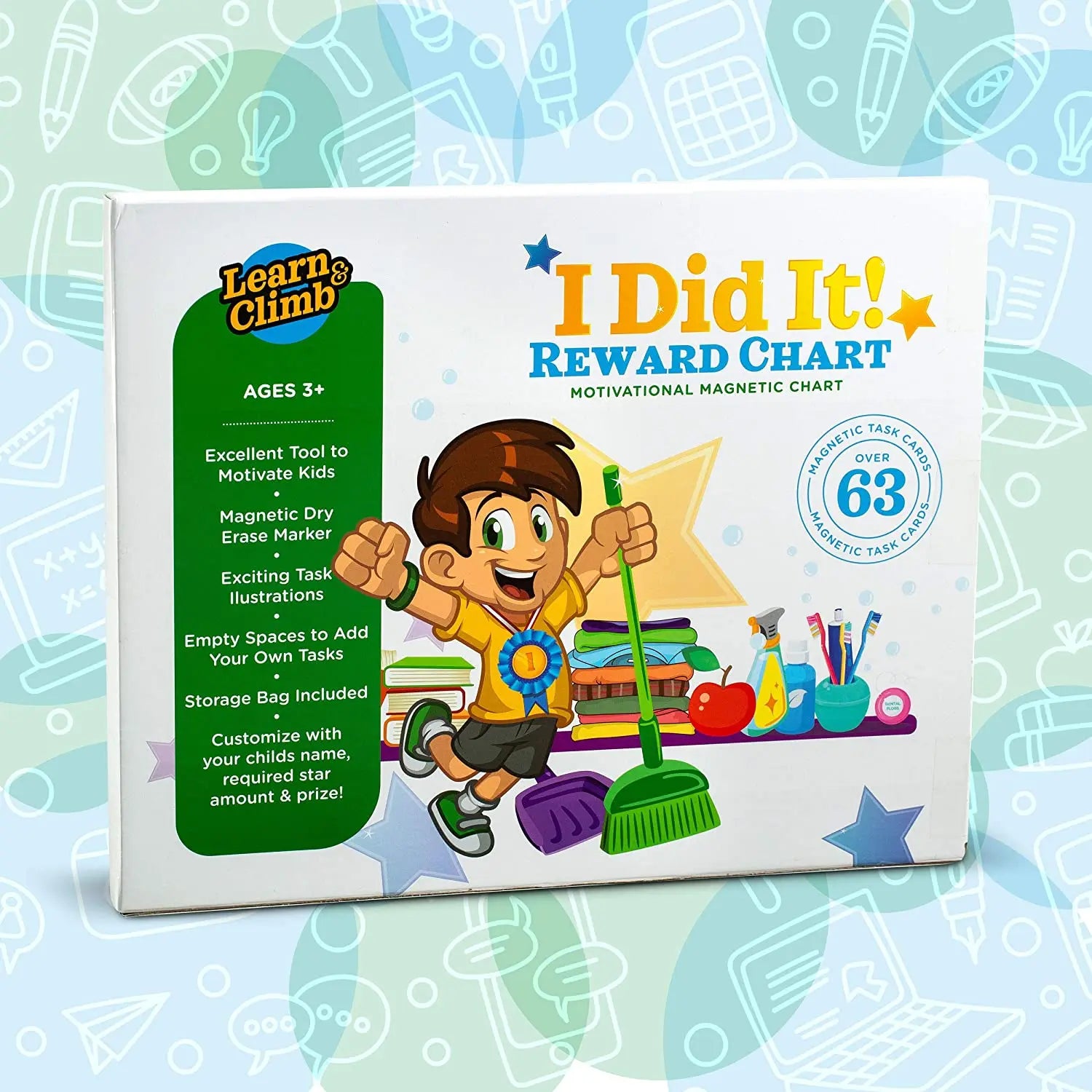Kids Behavior Reward Chart Potty Train Responsibility Chart Board