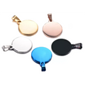 Metal Pet Cat Dog Id Tag Custom Round Multi-color Tag Id Dog Tags