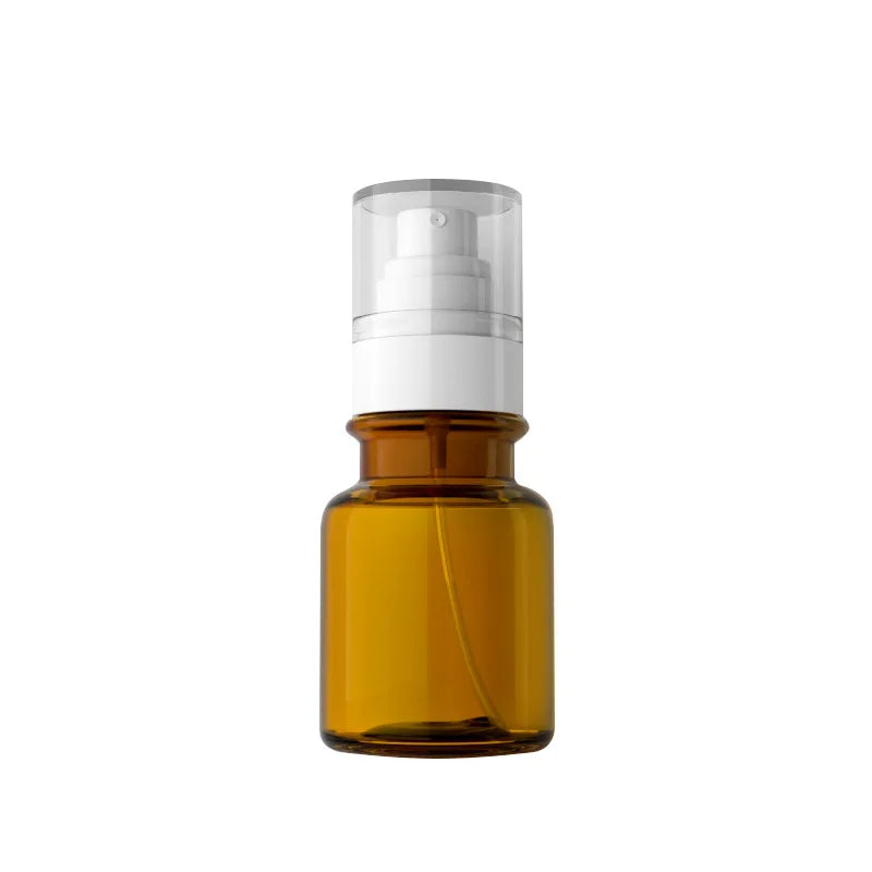 80ml Amber Color PET Bottles for Cosmetics Skincare Plastic Lotion Bottle Container Pump Lotion Bottle