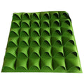 Wholesale 36 Pockets Green Vertical Garden Planter Wall-Hanging Flower Pot Bags Felt Wall Mount Balcony Planter Pouch for Herbs