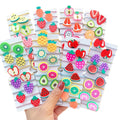 10 Pcs/set Baby Kids Flower Fruit Elastic Rubber Hair Ties Girls Ponytail Holders Hair Bands Scrunchies