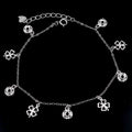 Semi Mount 3*3mm Sterling Silver Anklets Empty Blank Support Claws Setting S925 Mountain Base Holder Without Stone Inlay for DIY