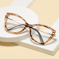 Trendy Versatile Multi-color Cat Eye TR90 Anti Blue Light Glasses for Women With Spring Hinge