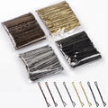 1000Pcs 4 Colors 5cm Hair Clip Women Hairpins Barrette Curly Wavy Grips Hairstyle Bobby Pins Styling Hair Accessories