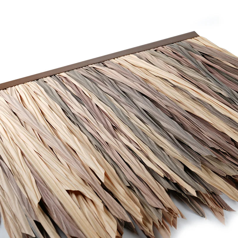 Wholesale Free Sample Plastic Artificial Synthetic Thatch Straw Roof