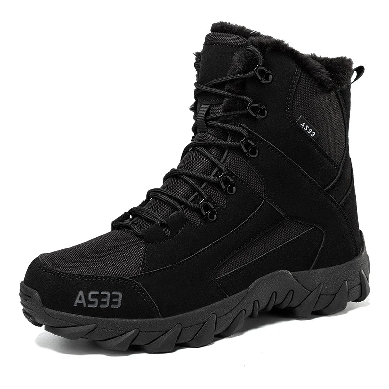 Hot-Selling New Style Outdoor Men's Hiking Boots Non-Slip Sports Climbing Sneakers with Warm Fabric for Climbing and Hiking