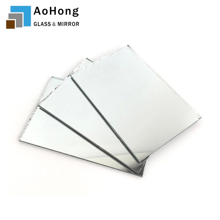 Factory Wholesale Modern Clear Colored Copper Mirror Glass Wall Panels 3-6mm Custom Size Float Glass Mirror Sheet